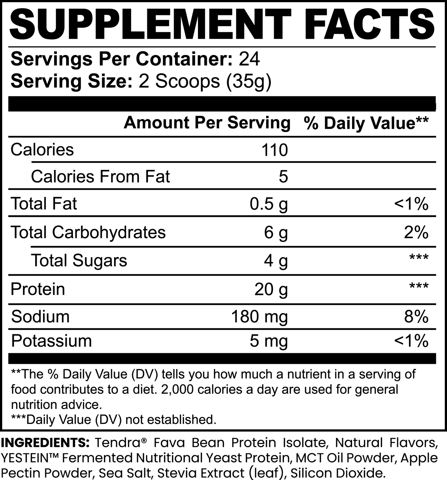 100% Plant Protein (Vanilla)